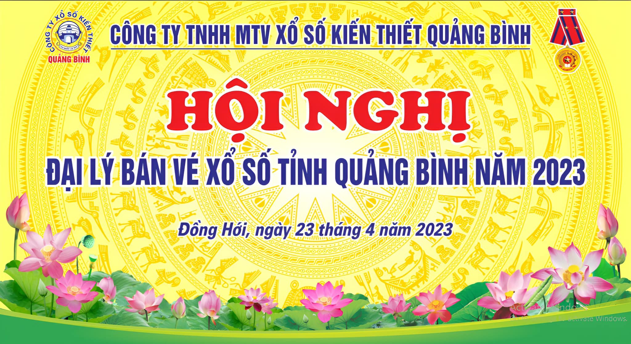 Hội nghị đại lý bán vé xổ số tỉnh Quảng Bình năm 2023