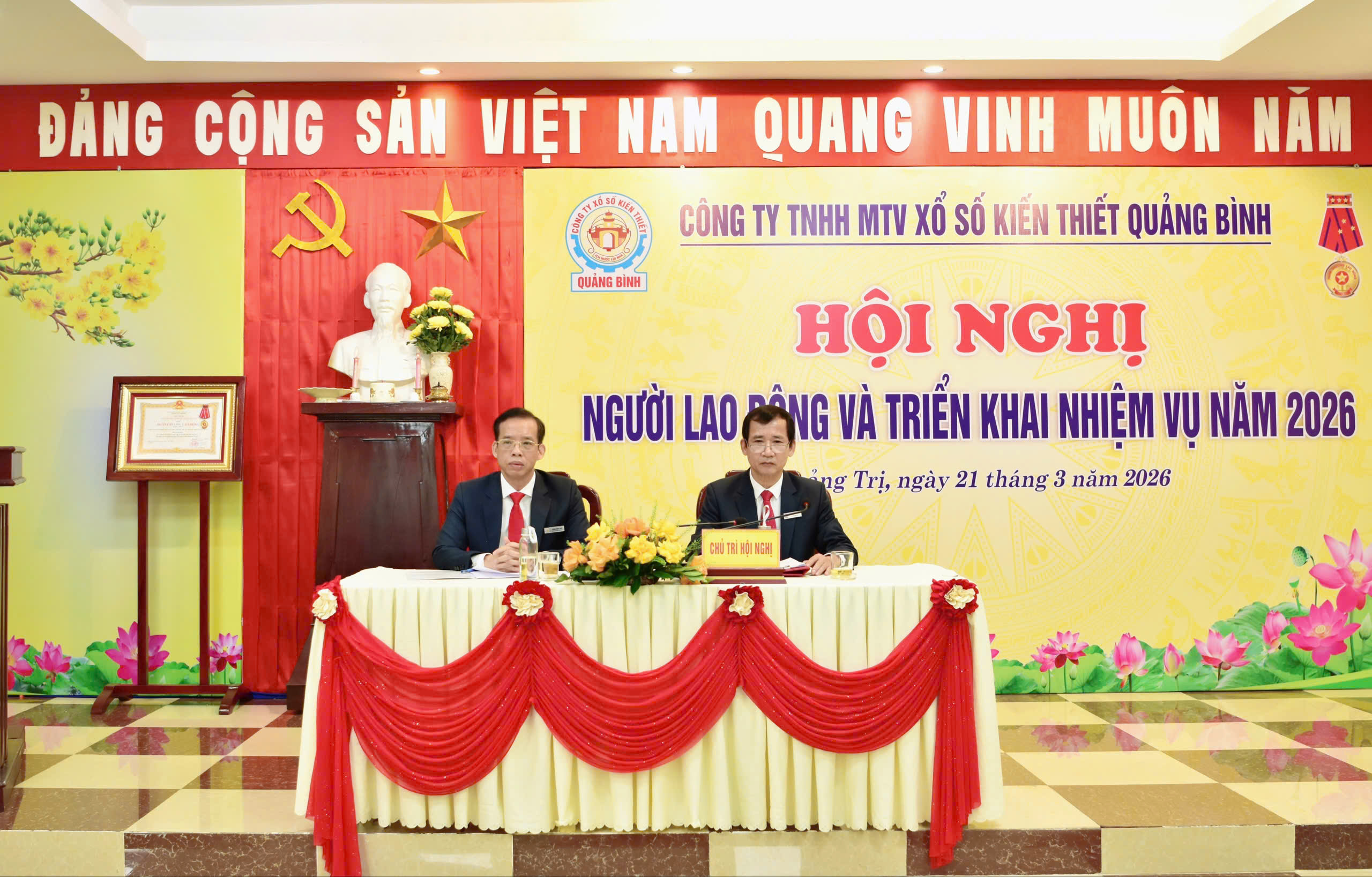  Công ty TNHH MTV Xổ số kiến thiết Quảng Bình tổ chức Hội nghị Người lao động và triển khai ...