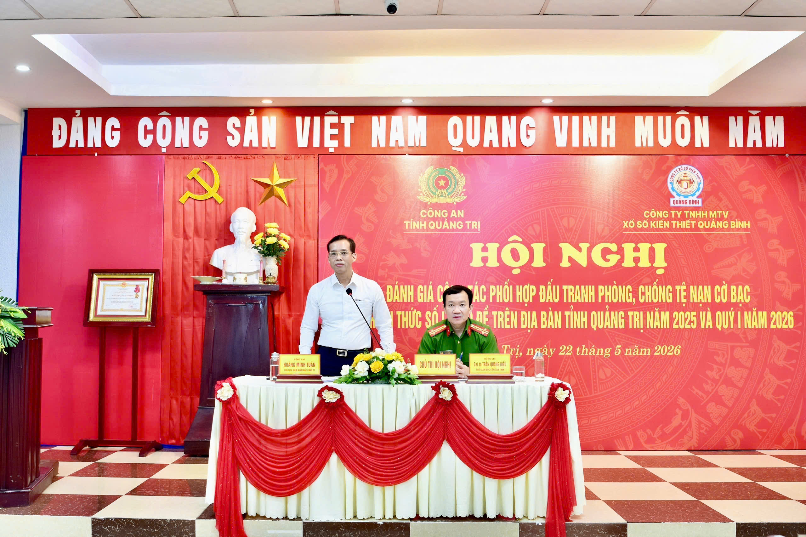  Hội nghị đánh giá công tác phối hợp, đấu tranh phòng, chống tệ nạn cờ bạc dưới hình thức số ...