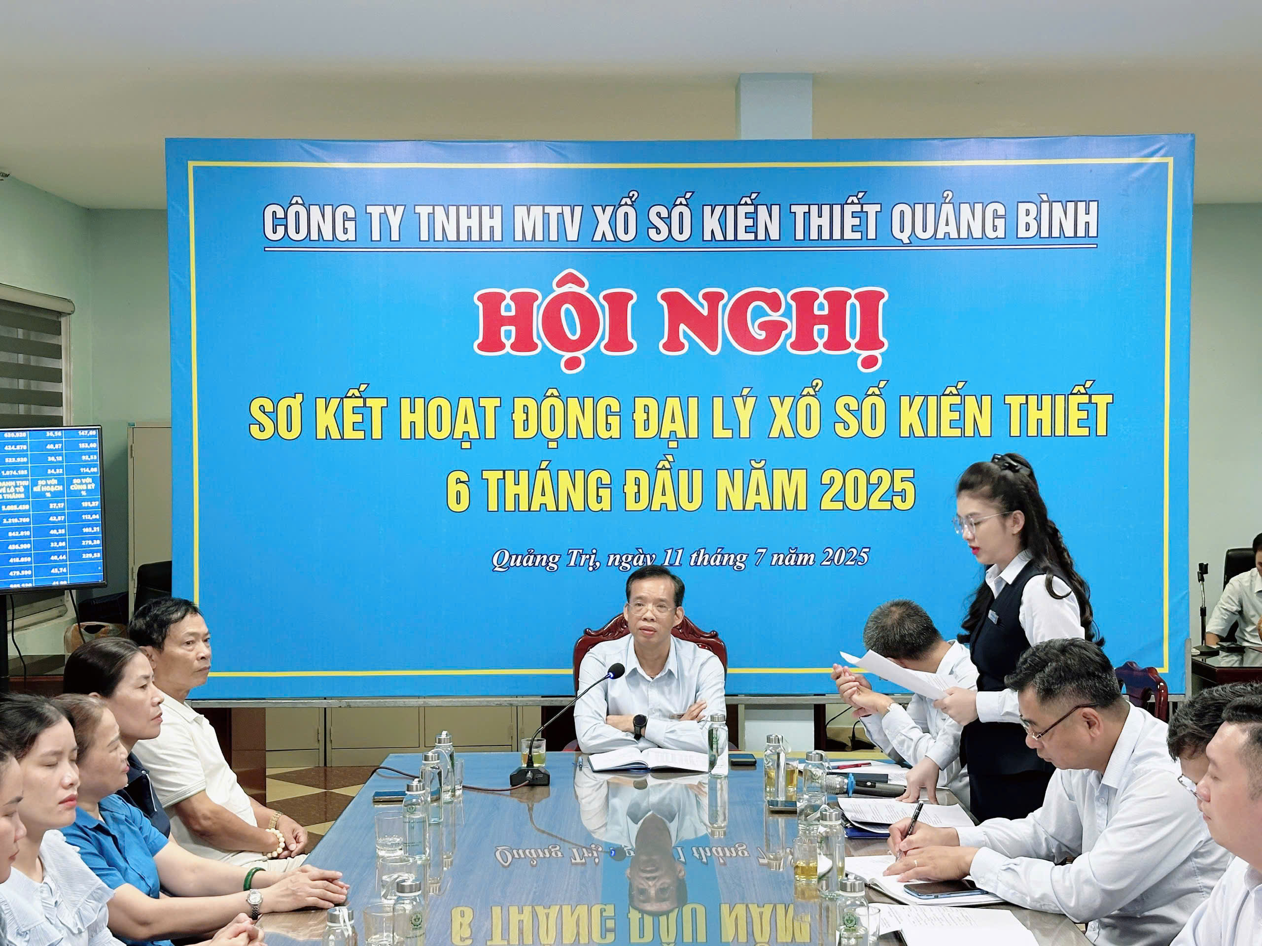HỘI NGHỊ SƠ KẾT HOẠT ĐỘNG ĐẠI LÝ XỔ SỐ KIẾN THIẾT 6 THÁNG ĐẦU NĂM 2025